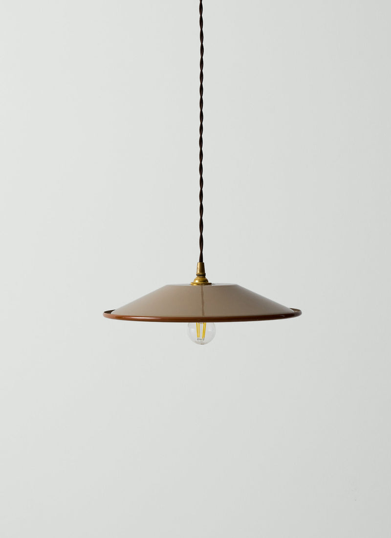 Enamel Pendant Lamp Shade | Mole/Cumin