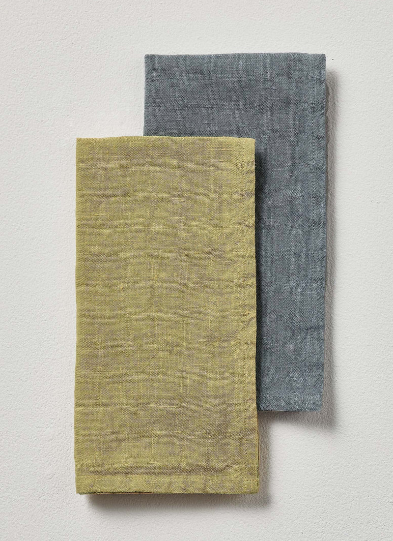 Washed Linen Napkin | Celery