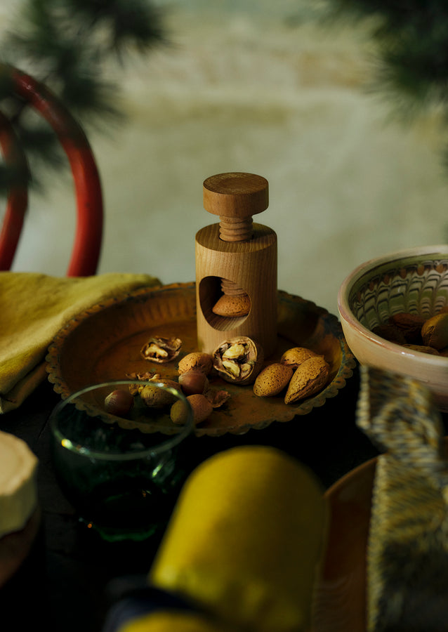 Galicia Hand Turned Nutcracker | Natural