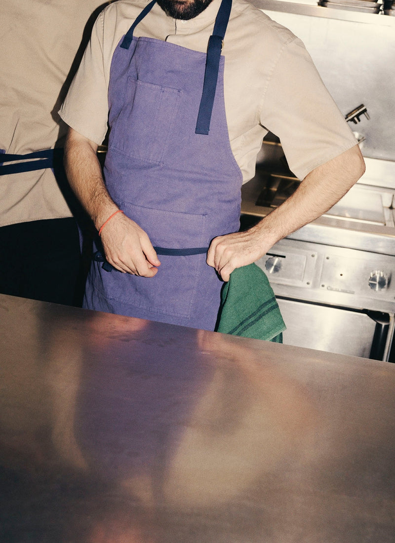 Cotton Canvas Project Apron | Workwear Blue