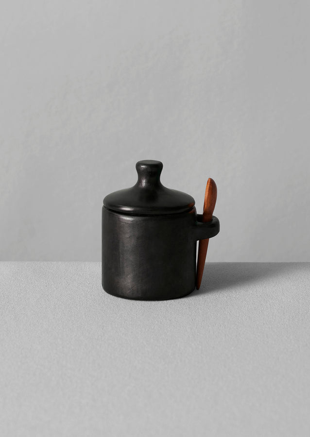 Longpi Seasoning Pot | Black Clay