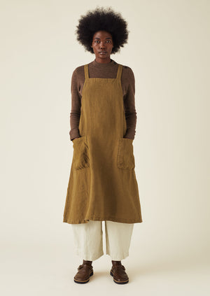 Pinafore dress discount linen