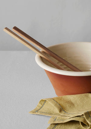 Acacia Wood Salad Servers | Natural Wood