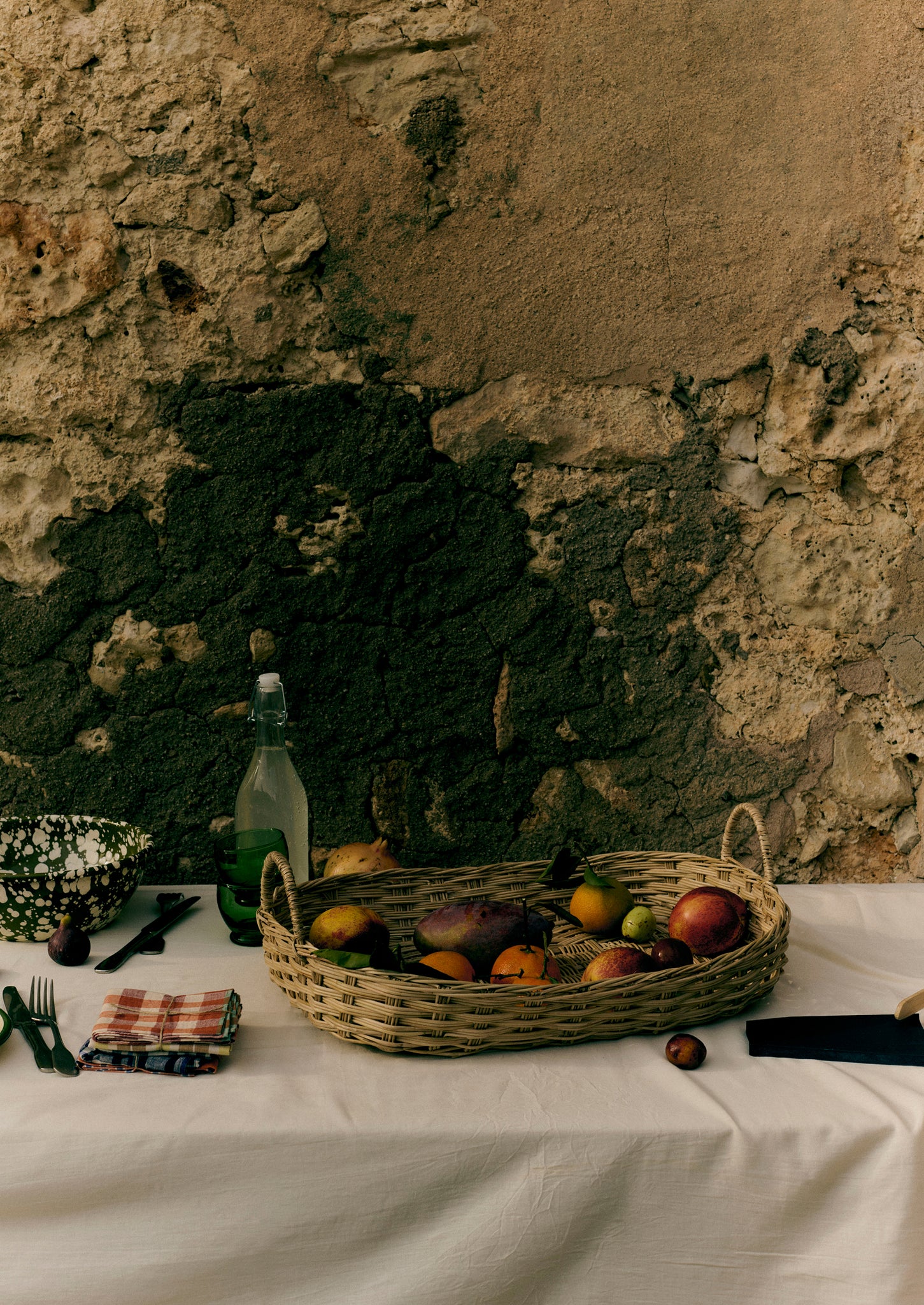 Hand Woven Wicker Tray | Natural