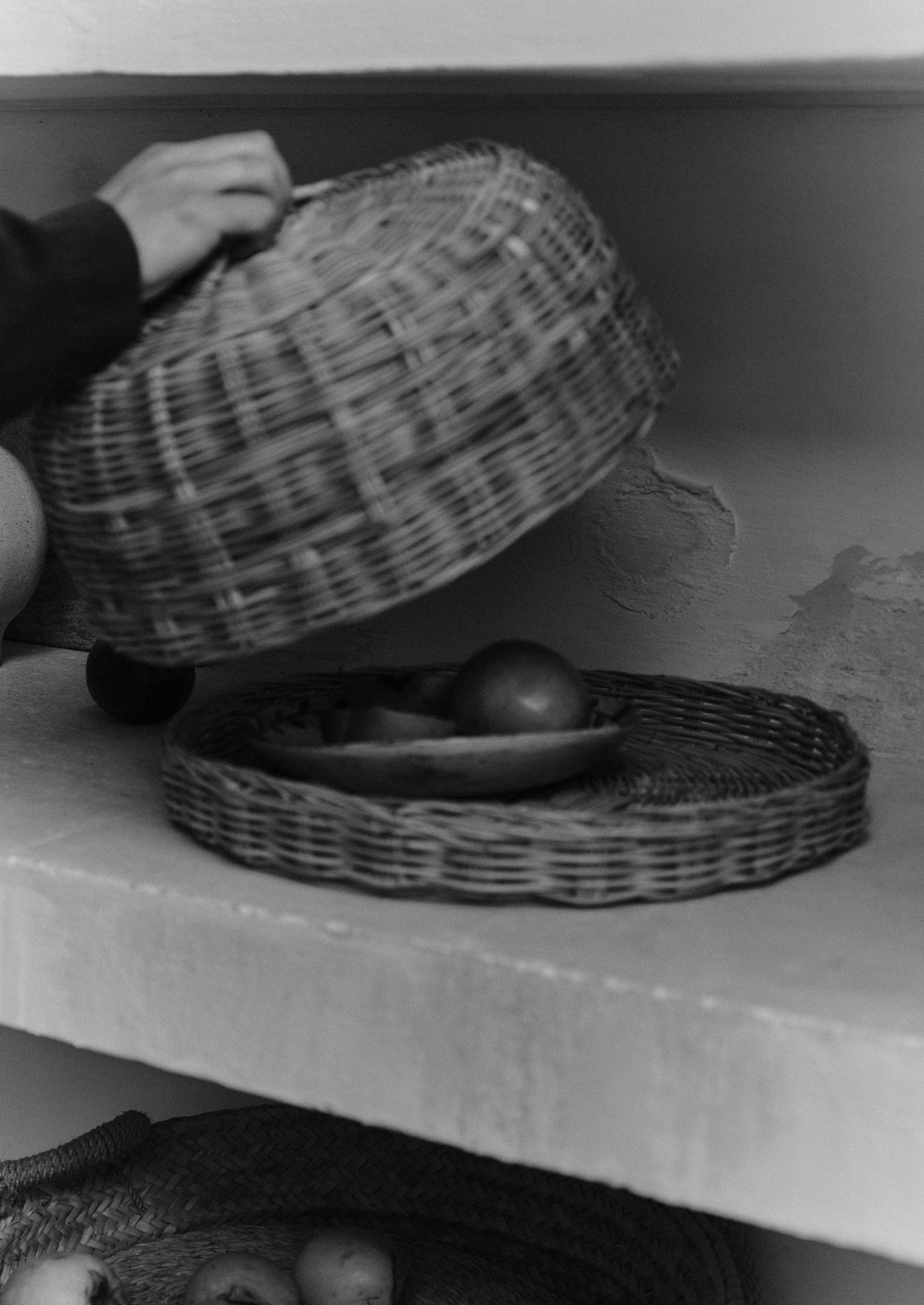 Hand Woven Wicker Food Cover | Natural