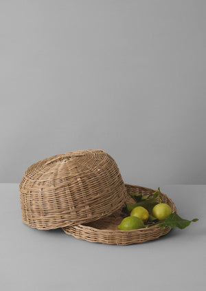 Hand Woven Wicker Food Cover | Natural