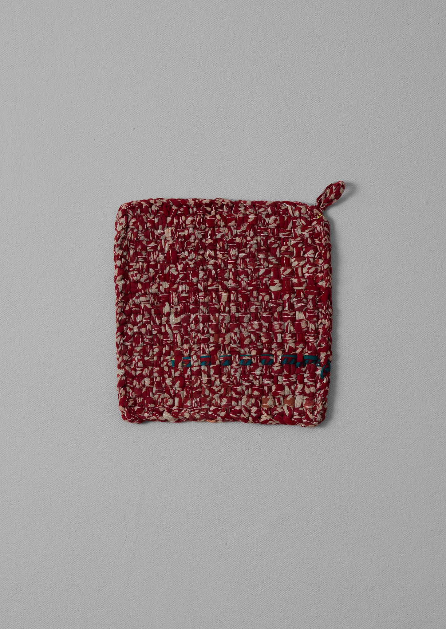 Recycled Fabric Pot Trivet | Multi