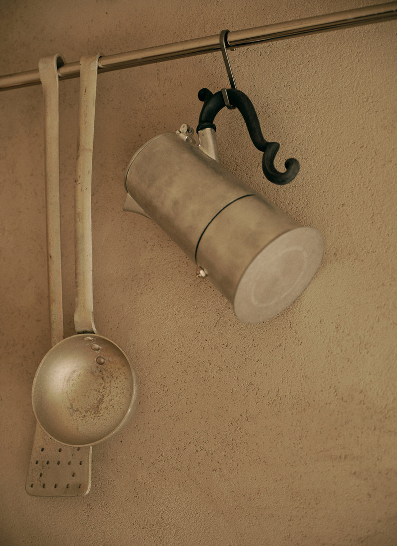 Stonewashed Moka Pot | Silver