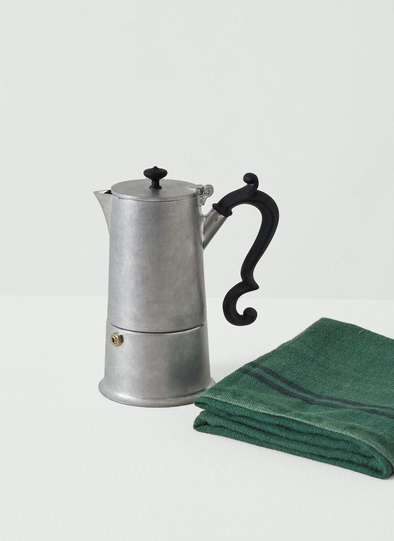 Stonewashed Moka Pot | Silver
