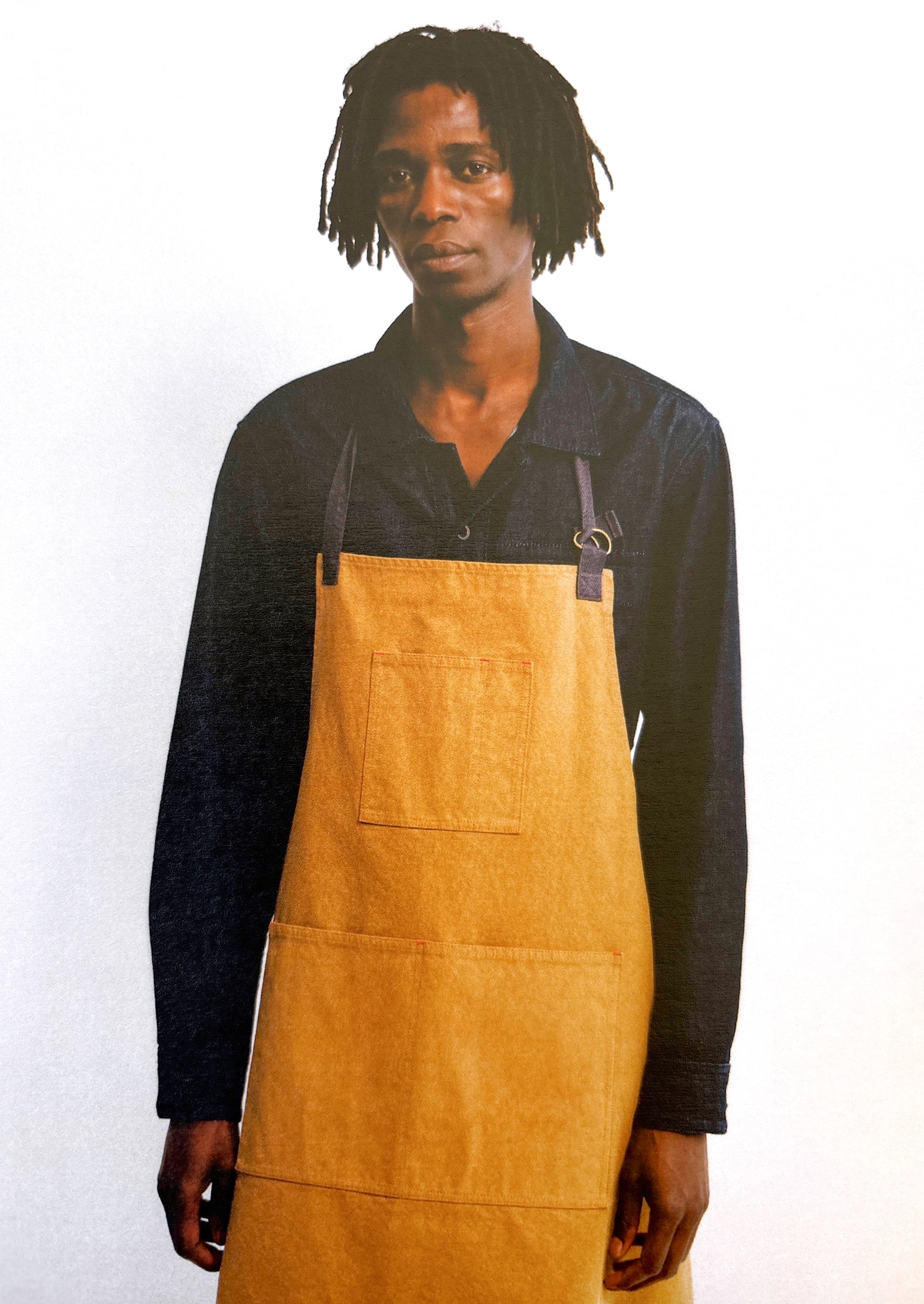 Cotton Canvas Project Apron | Brown Ochre | TOAST