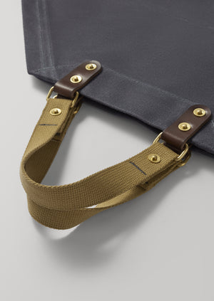 Rural Kind Waxed Cotton Log Carrier | Slate