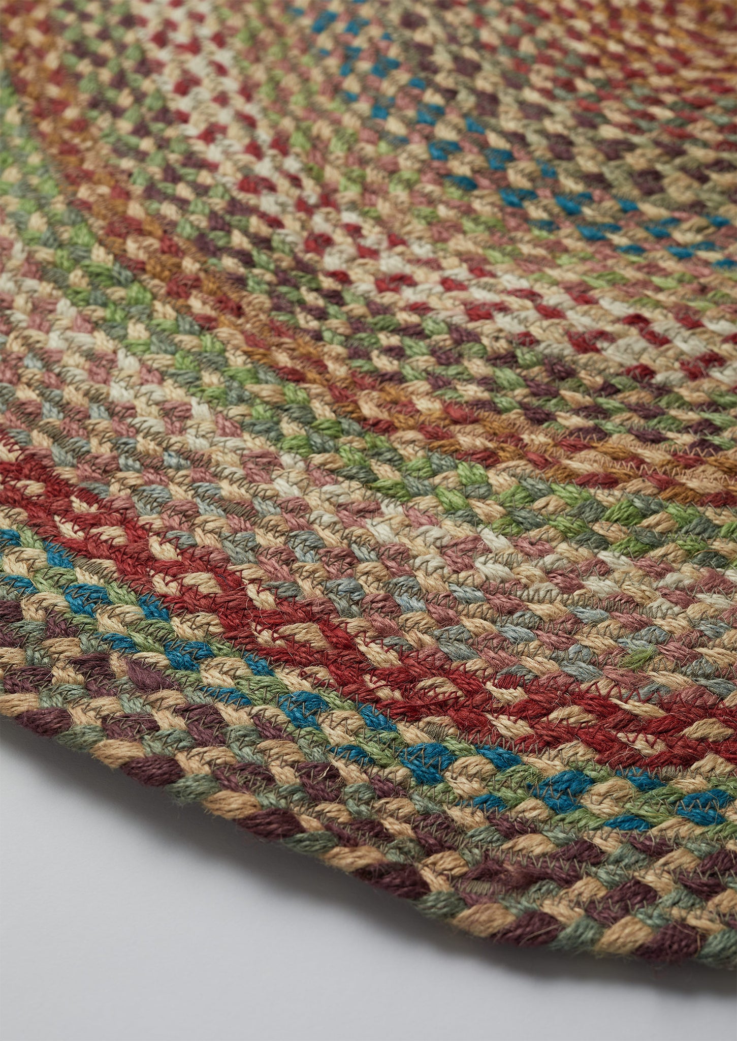 The Braided Rug Company Organic Jute Rug | Multi | TOAST