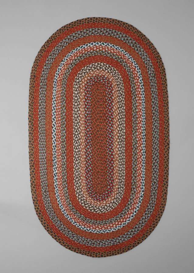 The Braided Rug Company Organic Jute Rug | Ginger Multi