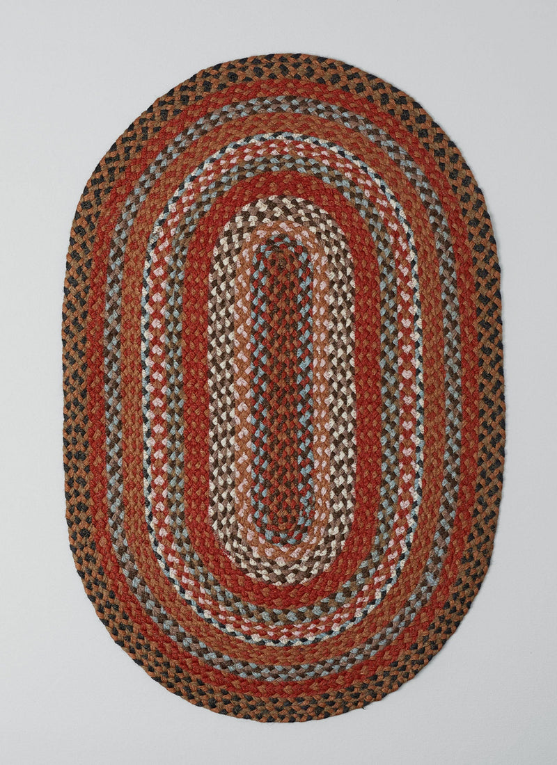 The Braided Rug Company Organic Jute Doormat | Ginger Multi
