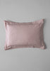 Organic Cotton Ticking Stripe Oxford Pillowcase | Ecru/Rose