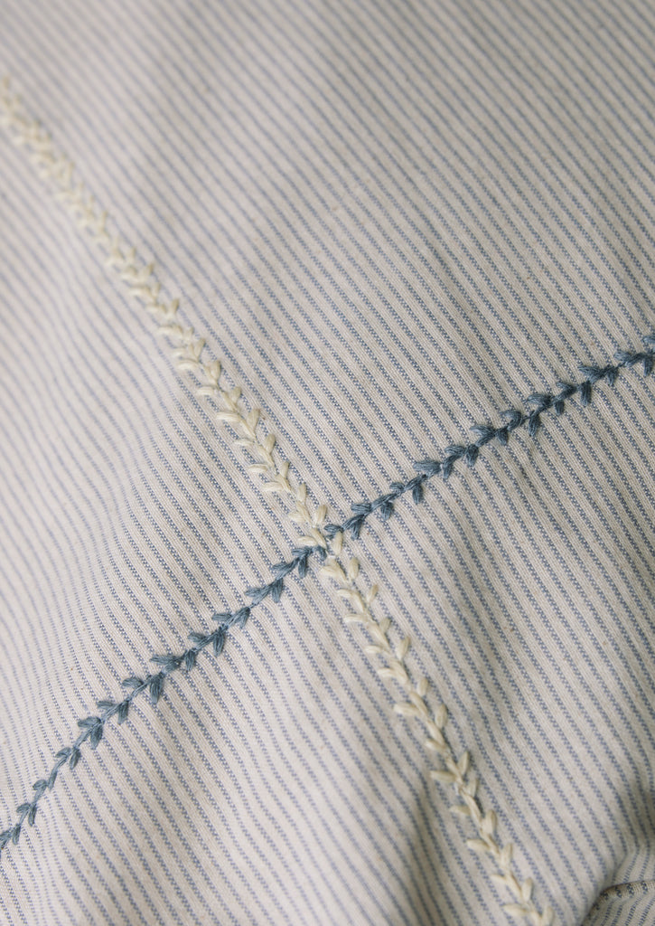 Purity Organic Cotton Lodge Pillowcase Set in Pink Stripe