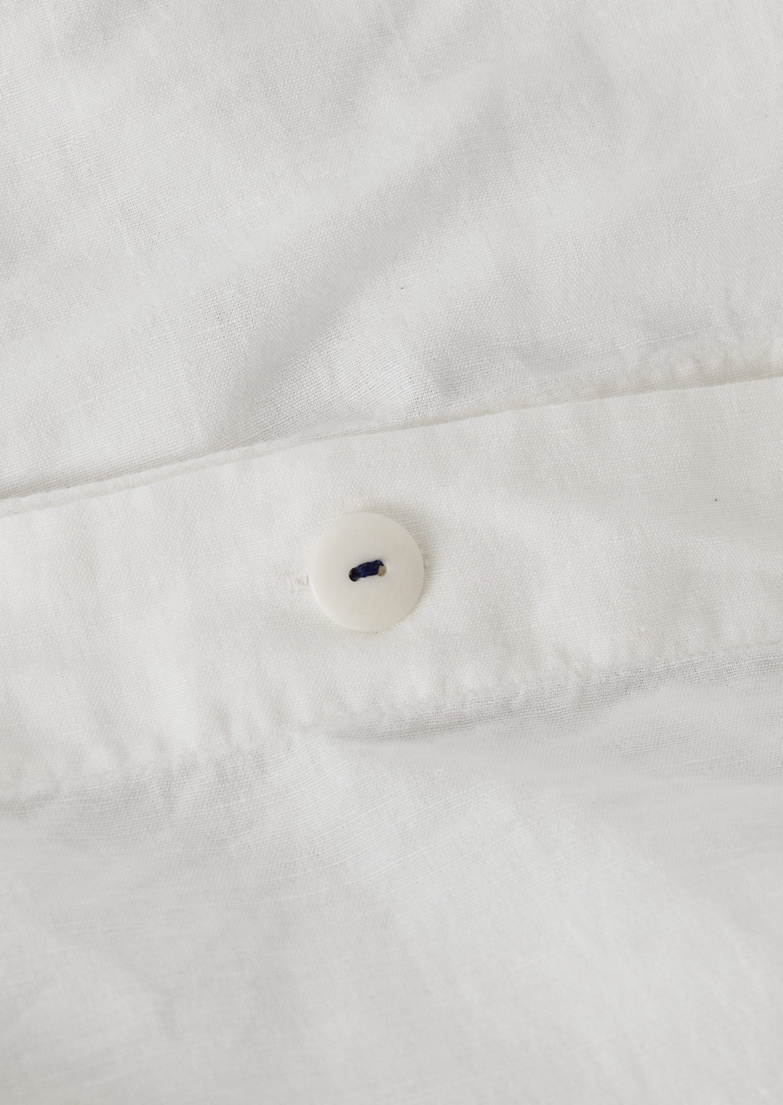 Bud Embroidered Duvet Cover | Ivory/Delft Blue | TOAST