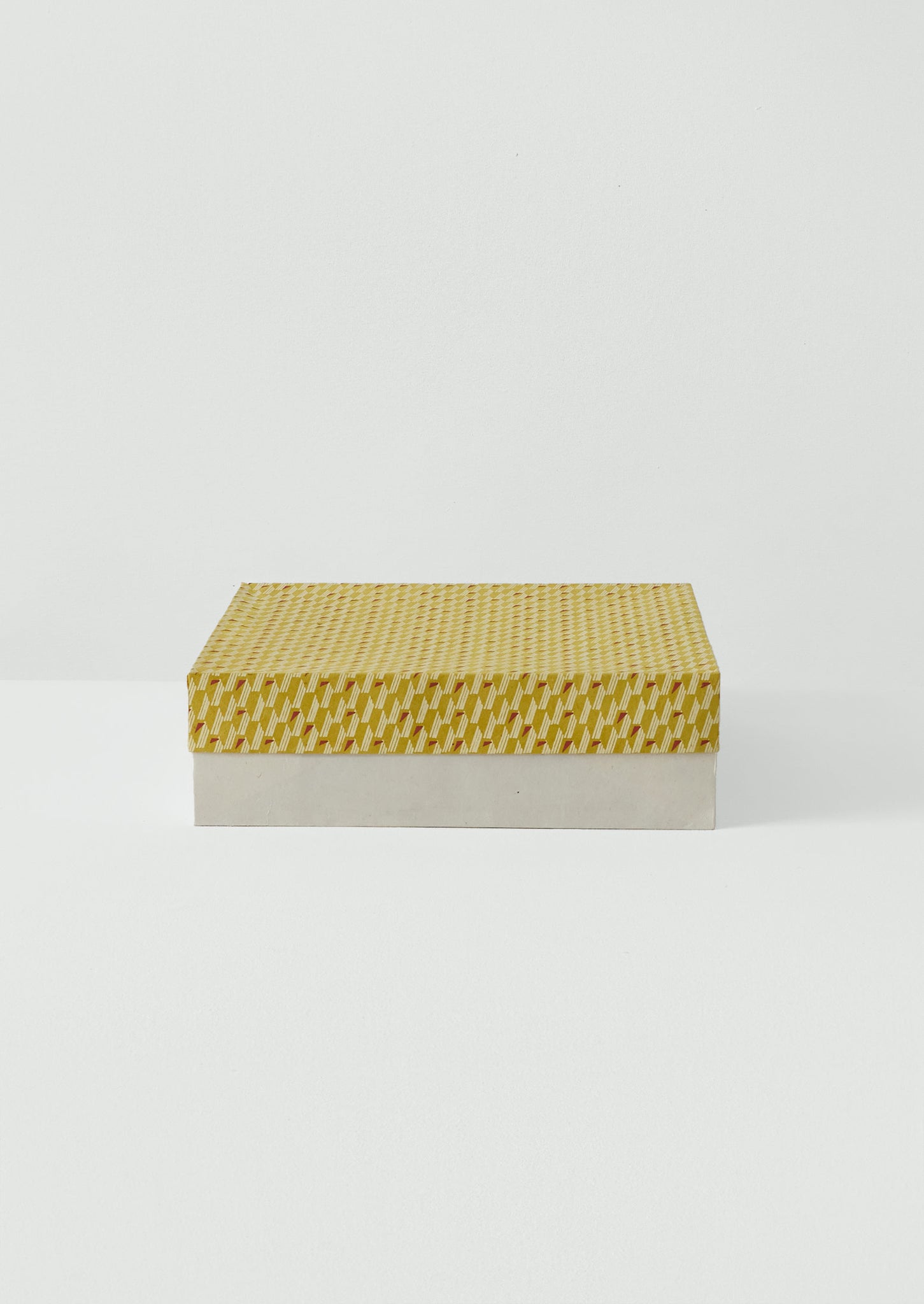 Lokta Paper Gift Box | Ochre/Ecru