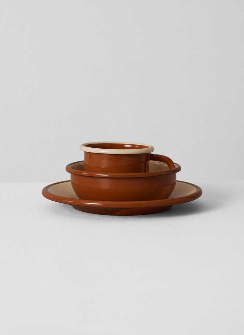 Enamel Plate | Cumin/Cream