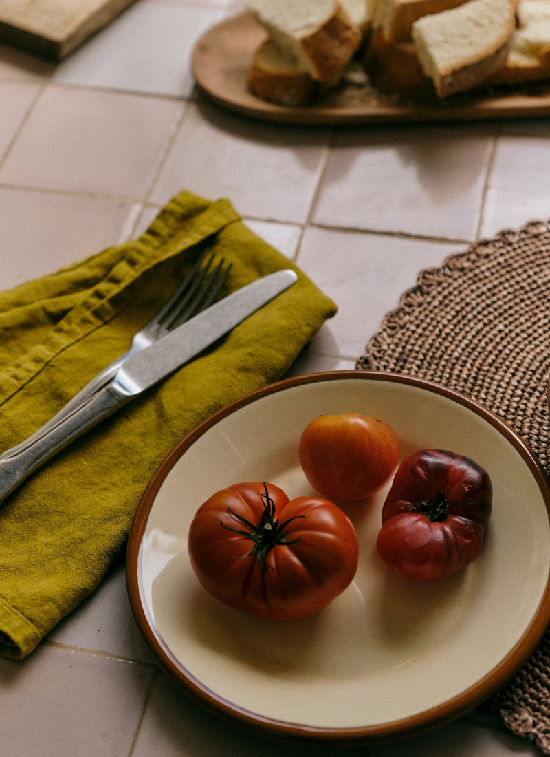 Enamel Plate | Cumin/Cream