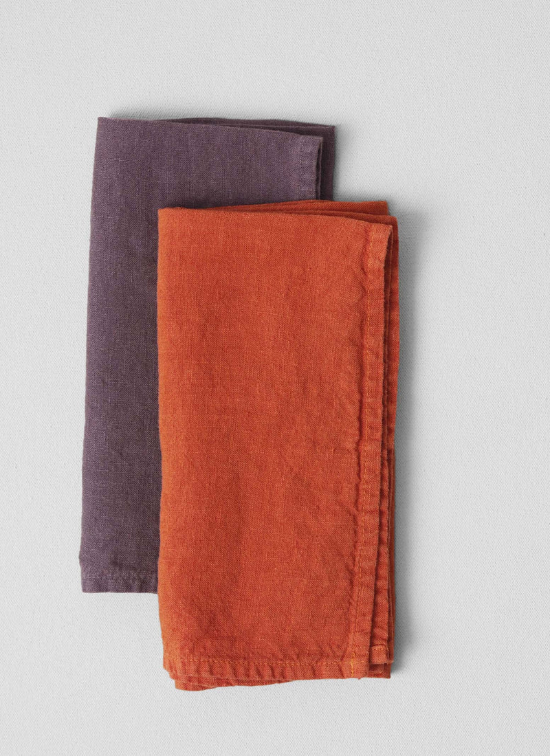 Washed Linen Napkin | Firecracker