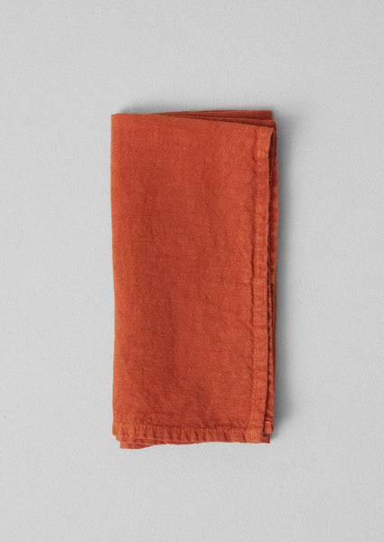 Washed Linen Napkin Firecracker