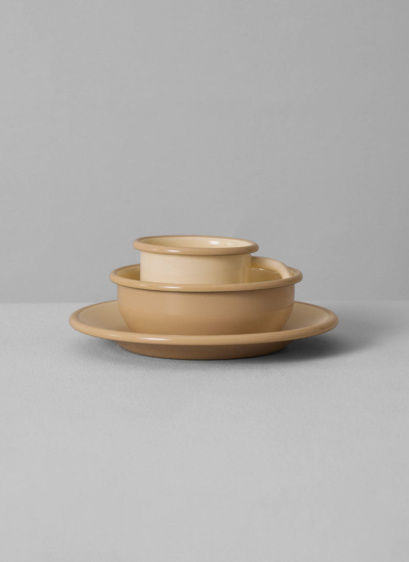 Enamel Picnic Bowl | Putty/Cream
