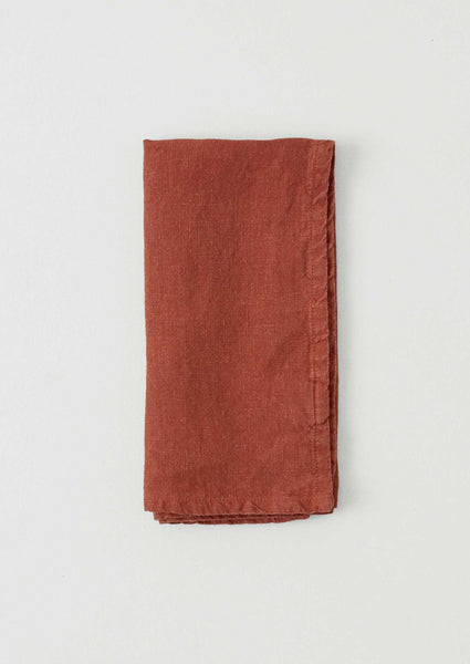 Washed Linen Napkin Clay
