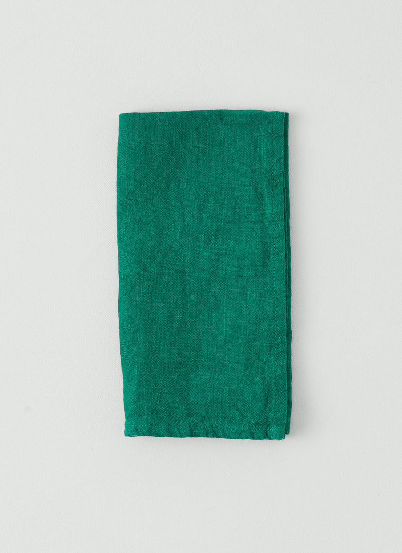 Washed Linen Napkin | Absinthe Green