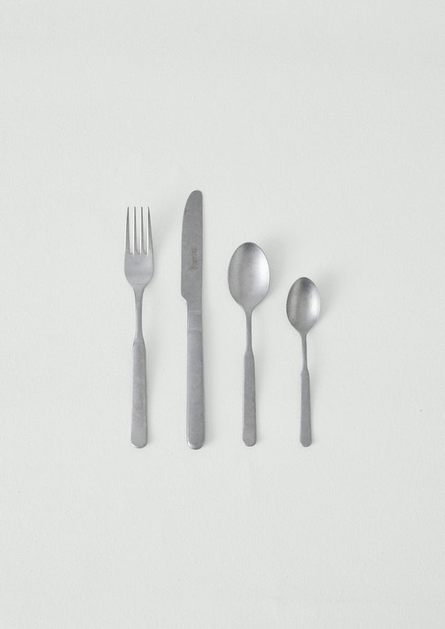 Osteria Stonewashed Cutlery Set | Silver