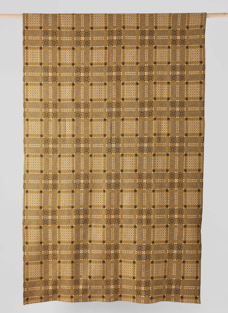 Melin Tregwynt Welsh Blanket | Mead/Ash