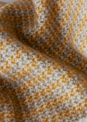 Klippan Curve Wool Blanket | Cinnamon/Mole