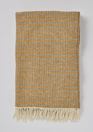 Klippan Curve Wool Blanket | Cinnamon/Mole