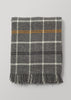 Klippan Elder Check Wool Blanket | Ash/Cinnamon