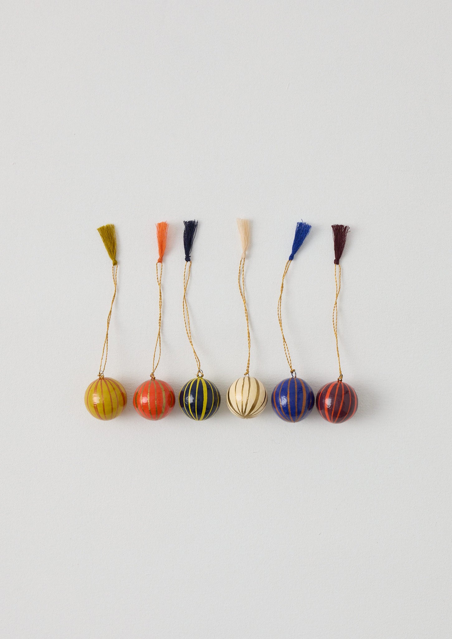 Mini Hand Painted Bauble Set | Multi