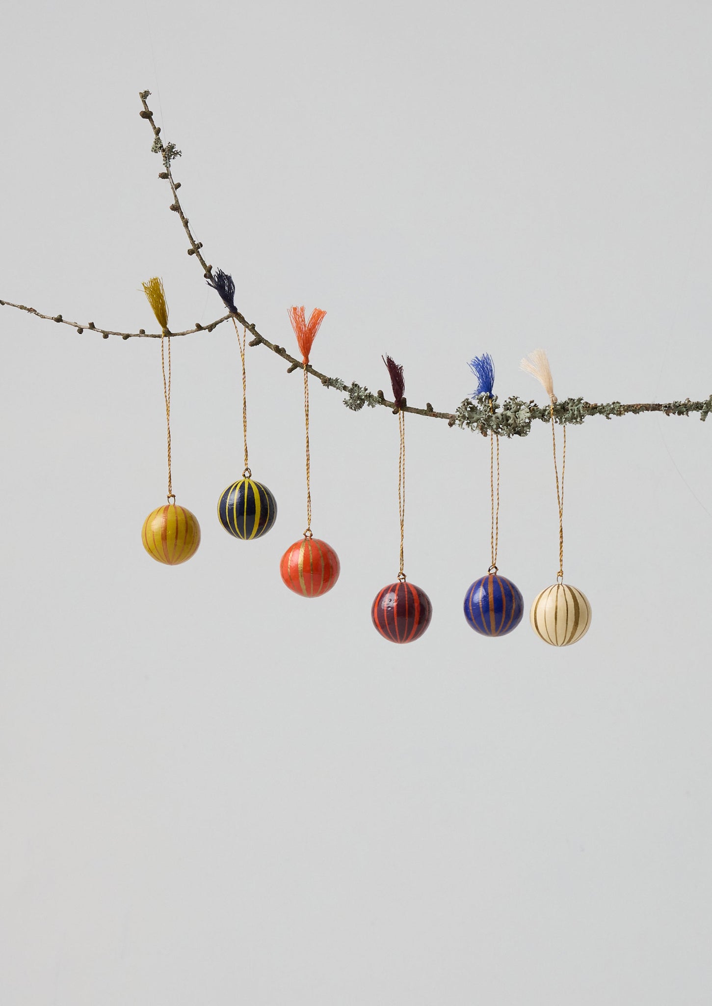 Mini Hand Painted Bauble Set | Multi