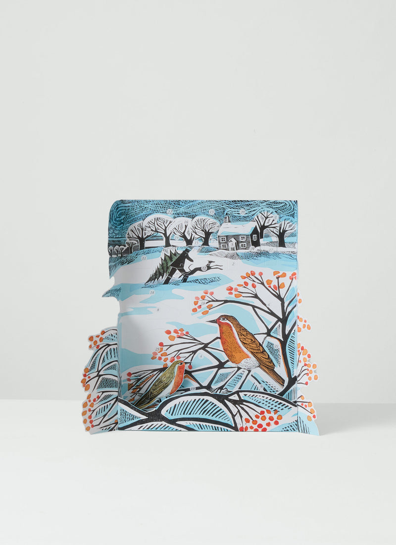 Angela Harding Bringing Home The Tree Advent Calendar | Multi