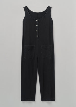 Lydia Jersey Jumpsuit | Washed Black