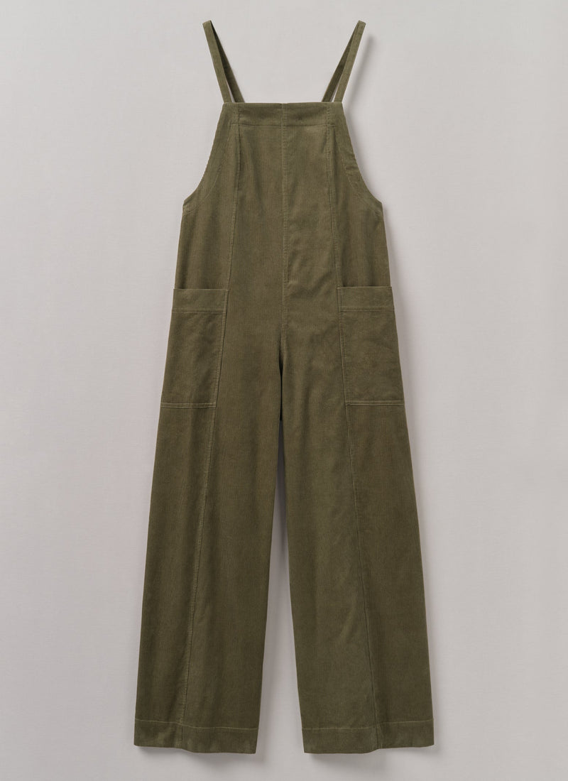 Organic Cord Pocket Jumpsuit | Pear