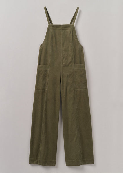 Cord Pocket Jumpsuit Pear