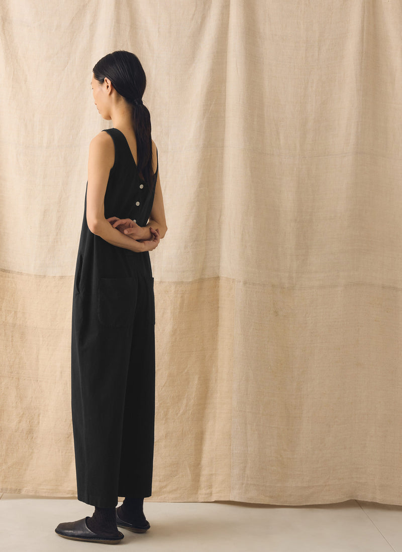 Lydia Jersey Jumpsuit | Washed Black