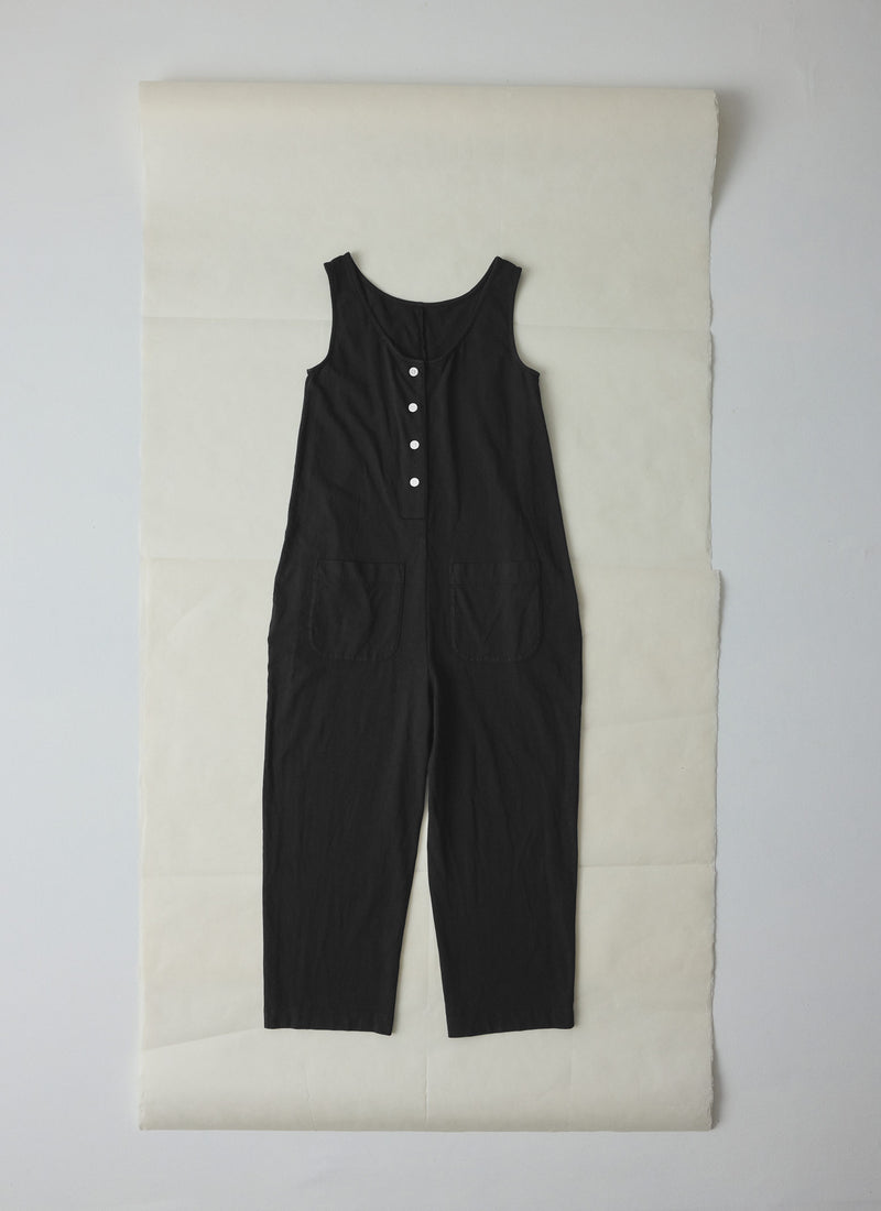 Lydia Jersey Jumpsuit | Washed Black