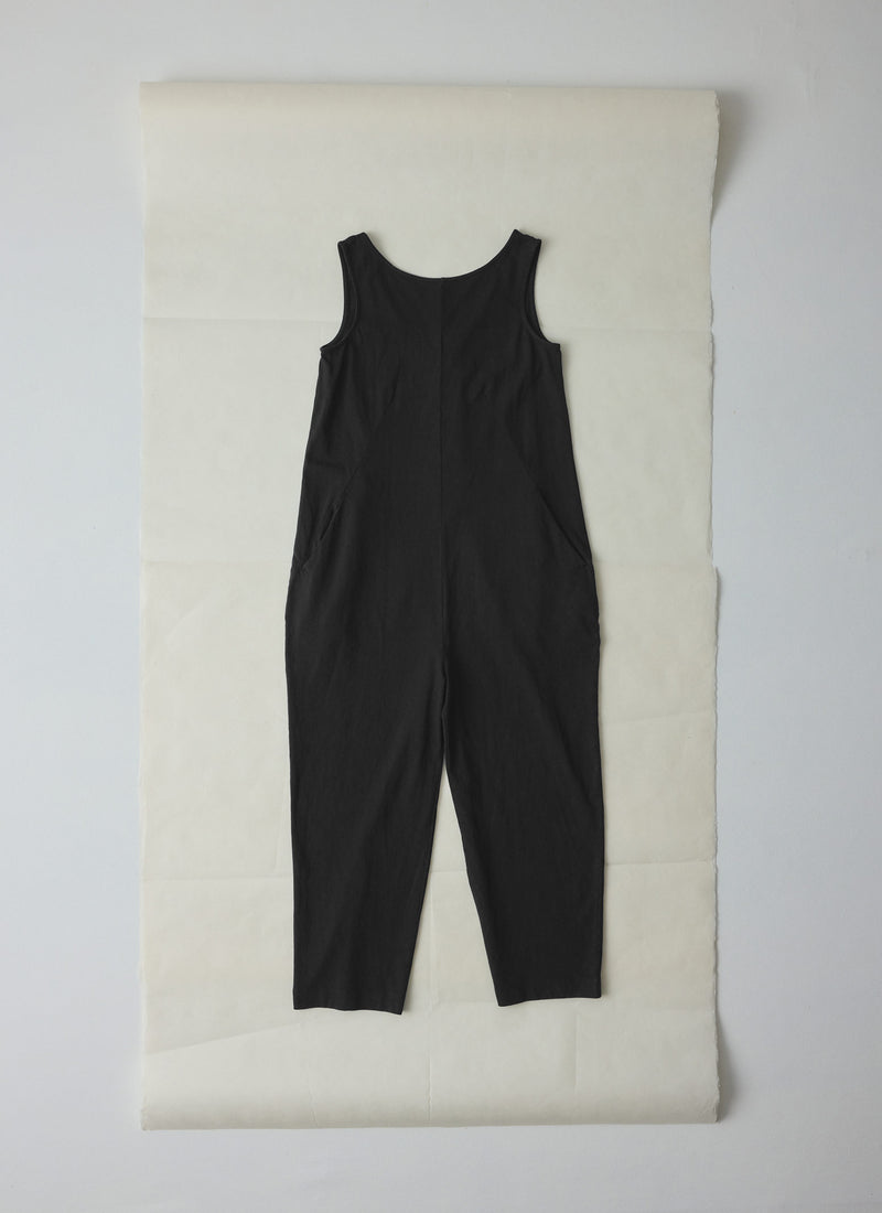 Lydia Jersey Jumpsuit | Washed Black