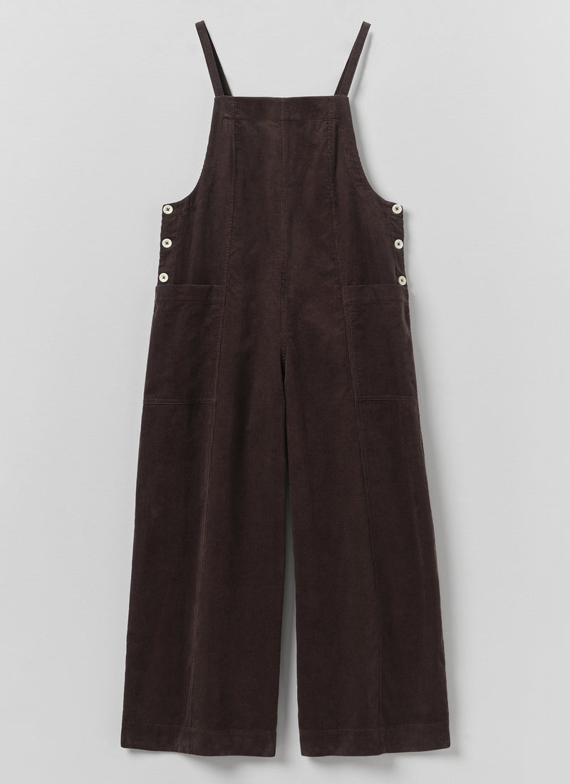 Cord Pocket Jumpsuit | Bitter Chocolate