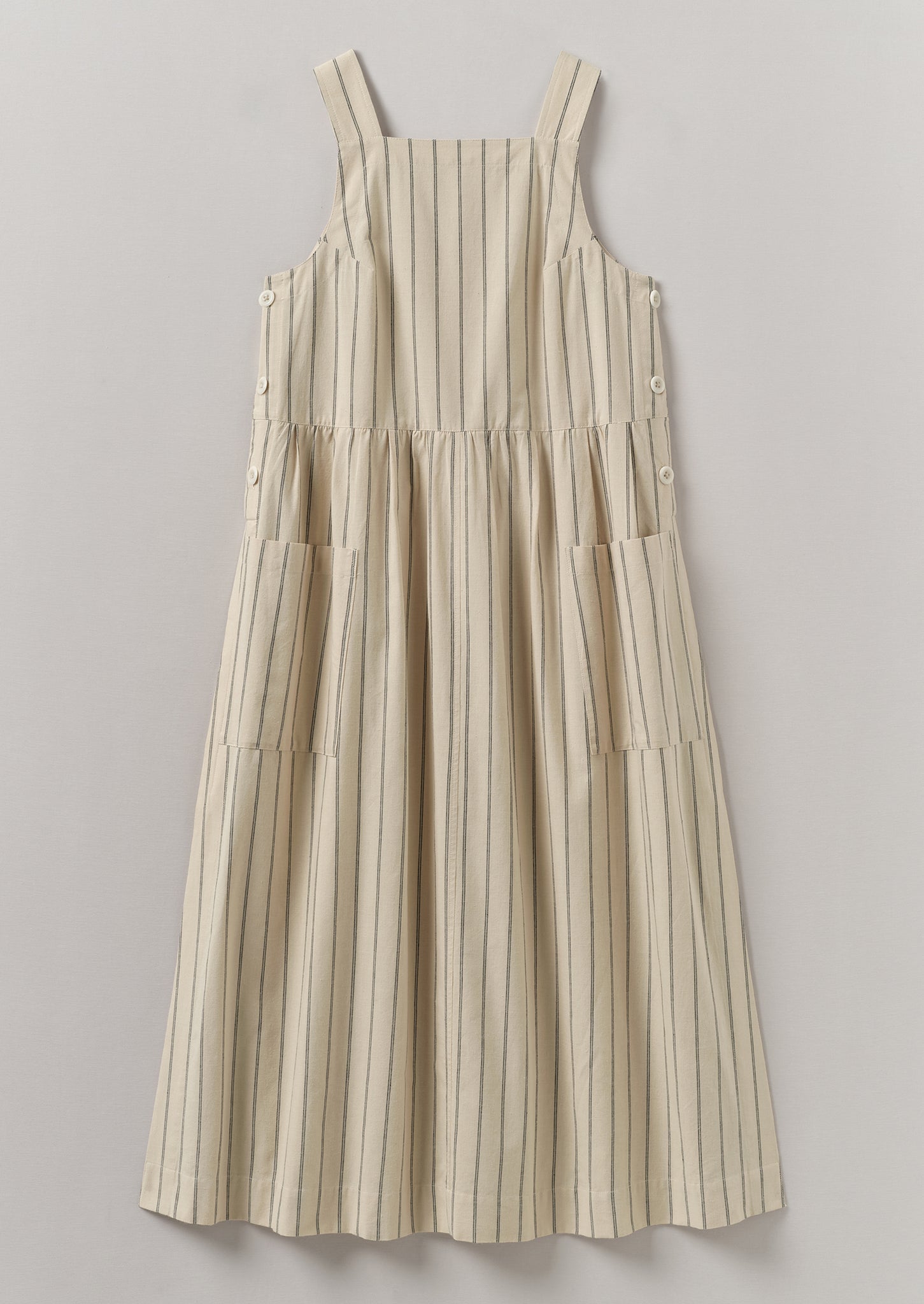 Stripe Cotton Pinafore Dress | Sail Cloth