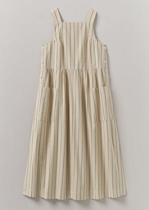 Stripe Cotton Pinafore Dress | Sail Cloth
