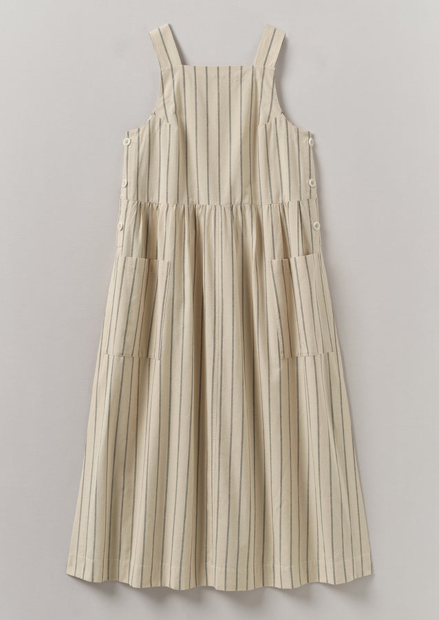 Stripe Cotton Pinafore Dress | Sail Cloth