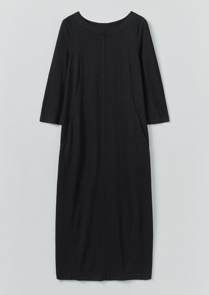 Cotton Jersey Shift Dress Washed