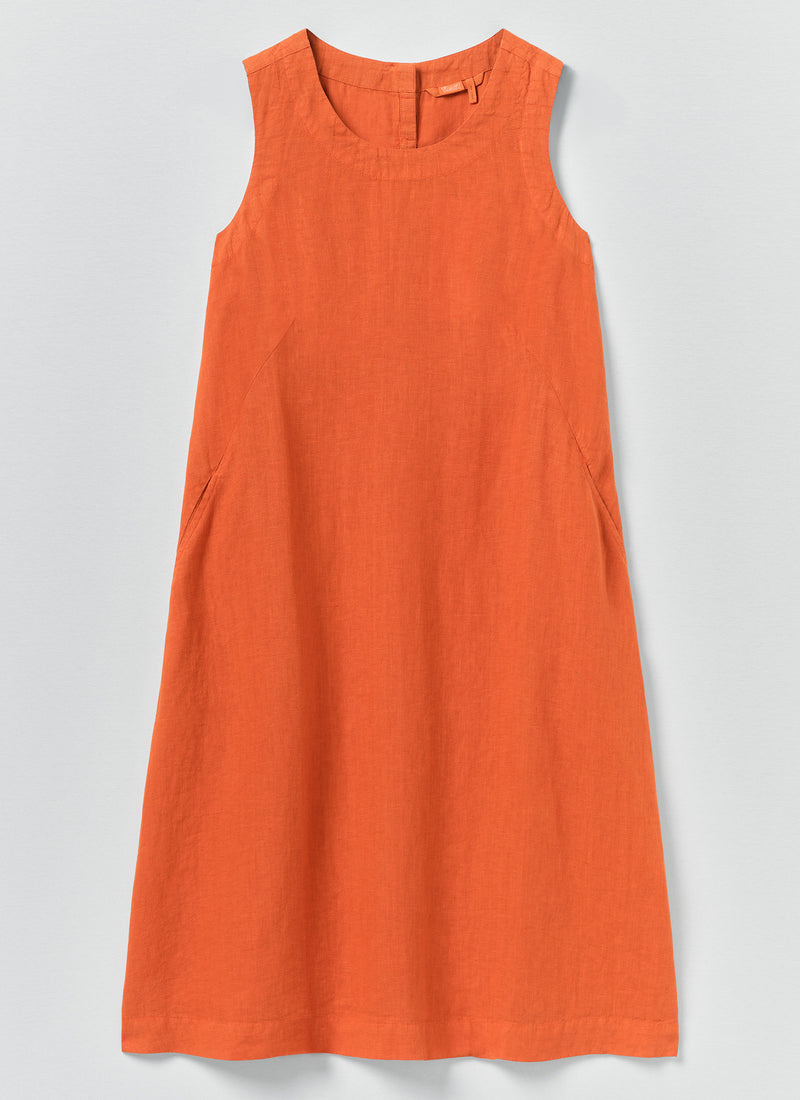 Garment Dyed Linen Shift Dress | Red Chilli