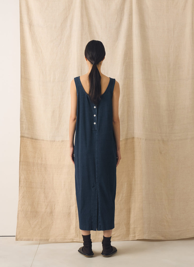 lydia jersey shift dress Lydia Jersey Shift Dress | Washed Indigo